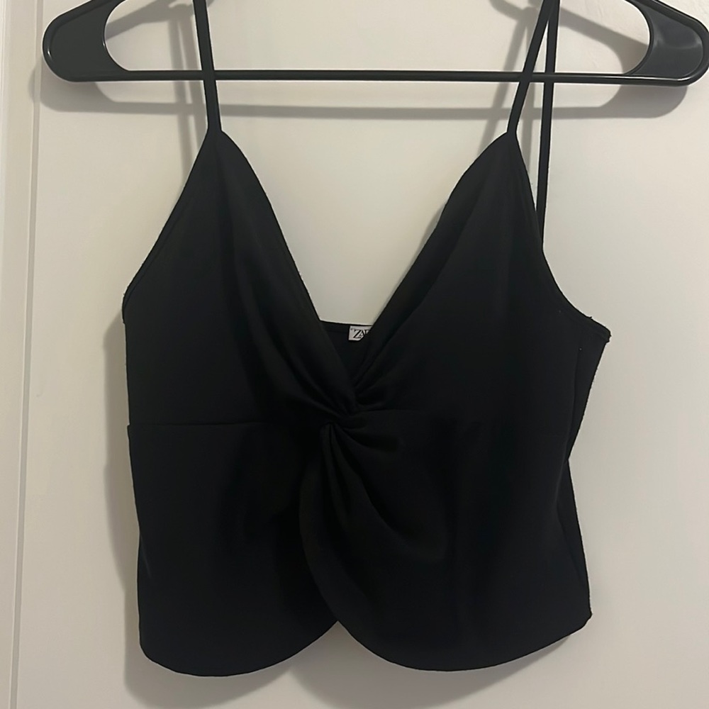 zara black top